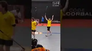 He scored while his teammate was sad #floorball #hockey #teammates #friendship