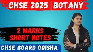 Botany Most expected 2  marks question |Botany selective question 2025|CHSE board exam 2025