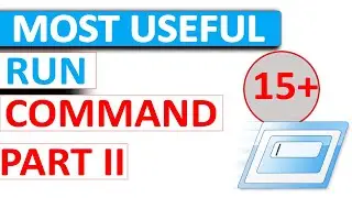 Most useful Run Commands for Windows 10 Part II | Speed up your computer skills | Part 2 | Shutdown