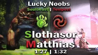 Lucky Noobs [LN] - Slothasor 1:27  & Matthias 1:32 | Patch Record | Soulbeast & Tempest PoV