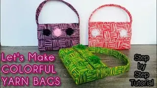 How to Make Yarn Purse | Complete Step by Step Tutorial | Handmade Yarn Bags | Sparky Designs