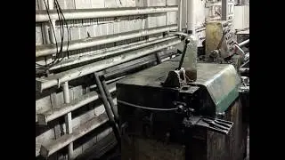 Размотка розетты на правильно-отрезном станке ИВ6118 1986г.в.
