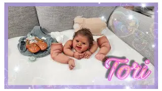 Big Happy Girl!| Tori by Ping Lau 💜 Weighting & Dressing Reborn Girl