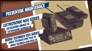 Lectrosonic 400 Series & Audio Technica 100 Series Wireless Mic