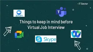 Things to keep in mind before Virtual Job Interview | Interview Tips