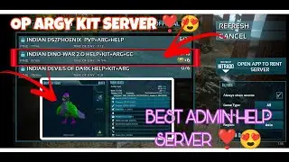 Ark mobile best unofficial server|| Ark best admin help server