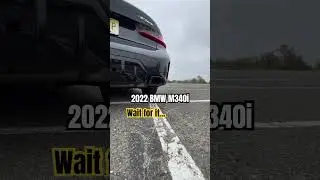 2022 BMW M340i Exhaust Rev and launch