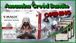 Assassins Creed MTG Beyond Booster Bundle Unboxing
