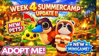 Adopt Me! Summer Camp Week 4 Update – S’mores Raccoon, Ruddy Duck & Forest Sprite Pet!