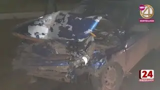 В аварии пострадали четыре человека
