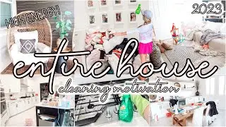 WHOLE HOUSE CLEANING MOTIVATION || CLEAN WITH ME || SPEED CLEAN