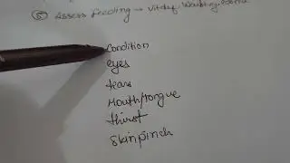 ACUTE DIARRHOEA  PART- 2 EXAM NOTES ASSESSMENT OF CHILD WITH DEHYDRATION