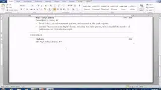 resume template