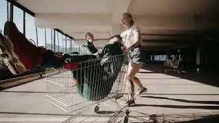 playing on the parking