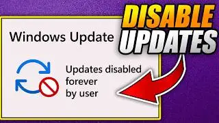 How to PERMANENTLY DISABLE WINDOWS 10 / 11 UPDATES
