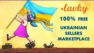 Stand with Ukraine. Lavky.com- Free Ukrainian Sellers Marketplace