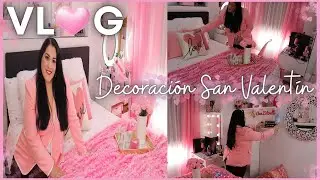 🩷VLOG🩷VALENTINE'S DAY 2024 DECORATING AND CLEANING PINK ROMANTIC EDITION🌸OF THE ROOM