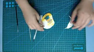 Cómo poner una oblea de pie, pegar una oblea en fondant- how to put a standing wafer