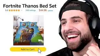 If I Laugh, I Buy WEIRD Fortnite Merch!