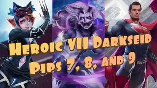 Heroic VII Darkseid Battles - Pips 7, 8, and 9 | Solo Raids | Injustice 2 Mobile