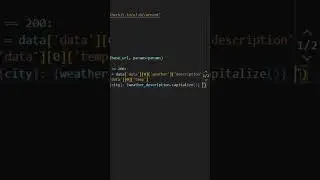 Command Line Weather App in Python #coding #programming #python #shorts