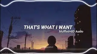 That's what I want (muffled+8D)