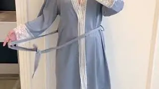 Three-piece Lace Sexy Sling Long-sleeved Nightgown