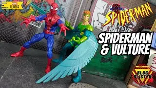 Marvel Legends SpiderMan Y Vulture VHS Animated Series 90s Reseña Review En Español