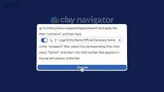 Clay Navigator - SaaS Feature Highlight (Spec Motion Video)