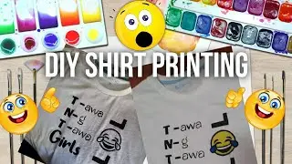 HOW TO | Easy DIY SHIRT PRINTING tutorial