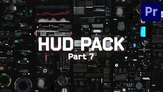 Premiere Pro Template: HUD Pack + Free Font