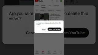 how to delete a video on YouTube 