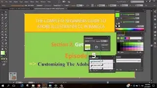 How To Customize Layout To  Illustrator CC | Lesson 5 [Illustrator CC For Beginners]
