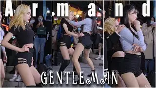 200202 댄스팀 아르망디 Armand 선진,해정 'GENTLEMAN 젠틀맨' @홍대버스킹 4K 60P 직캠