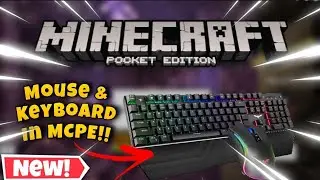 How To Play MCPE With Mouse And Keyboard | Minecraft PE 1.17+ (ANDROID ONLY)