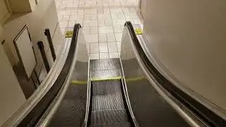 Reupload: Former 1950 Westinghouse Escalators at The Bon/Macy's, Northgate Mall, Seattle WA