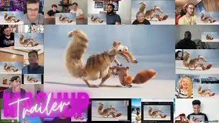 Ice Age: Scrat Tales - Trailer Reaction Mashup 😍😅 - Disney+