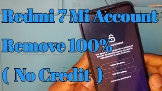 Redmi 7 Mi Account Remove/Redmi 7 Mi Account bypass Umt/Redmi 7 Miui 11 Mi Account By Jtag plus
