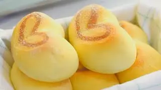 Soft Dinner Rolls/Heart Shaped Quick and Easy Dinner Rolls
