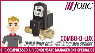 COMBO-D-LUX | Digital timer drain with integrated strainer