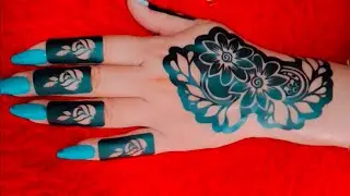 beautiful sticker mehndi design