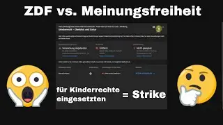 ZDF  vs. Meinungsfreiheit - ZDF-Strike weil ich mich für Kinderrechte eingesetzt habe - Klartext