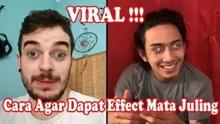 Cara Efek Mata Juling Yang Lagi Viral