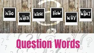Question Words in English (Beginner English Grammar)