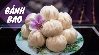 Banh Bao (Vietnamese Steamed Pork Buns) recipe with all-purpose flour【eng sub】| Mai Hoa's Cooking #4
