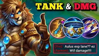 AULUS EXP LANE HYBRID TANK AND SUSTAIN BUILD IS INSANE - AULUS BEST BUILD AND EMBLEM 2025