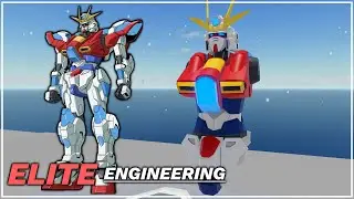 [Roblox Elite Engineering] Merry Christmas! Building Try Burning Gundam, come chat while I build!
