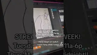 streaming on twitch while I animate! I'll add the VODS here later!