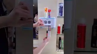 Automatischer Zahnpastaspender mit Zahnbürstenhalter von Ecoco