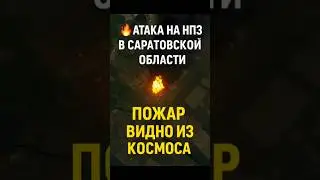 Fire in Saratov visible from space - attack on military base?